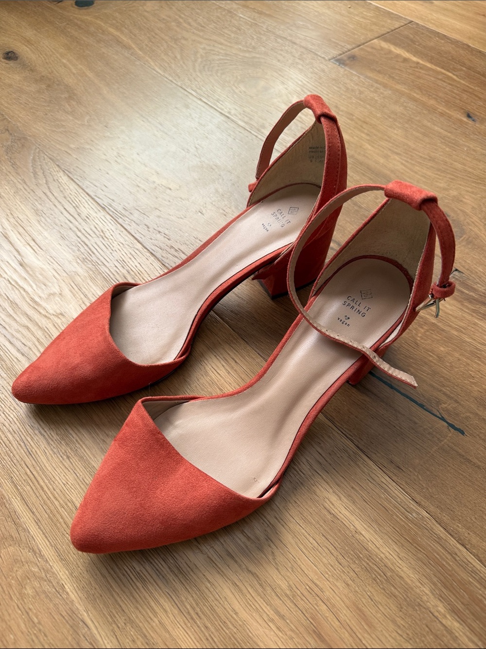Call it Spring Block Heels, Size 9